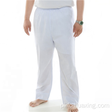 Dubai Abaya Solid White Kolor Men Pants